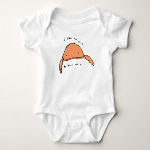 it takes one crab to know one baby bodysuit