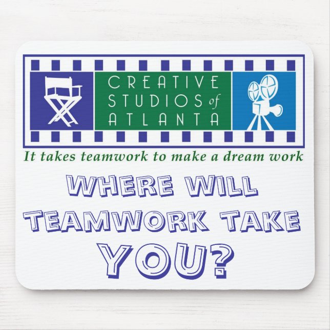 It takes teamwork to make a dream work Mousepad (Front)