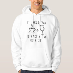 It Takes Two To Make A Day Go Right Hoodie