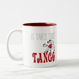 It takes Two to Tango Two-Tone Coffee Mug
