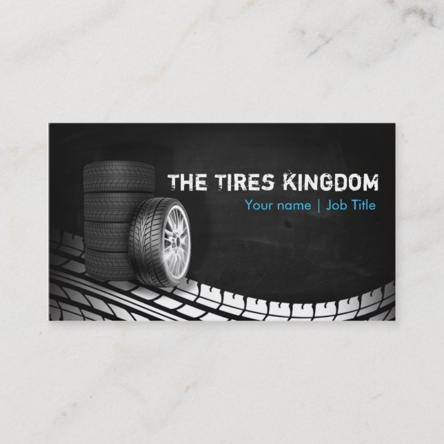 It throws/Repair Car Business Card (Front)