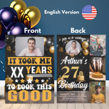 It Took Me Years Custom Age Funny Birthday Gift