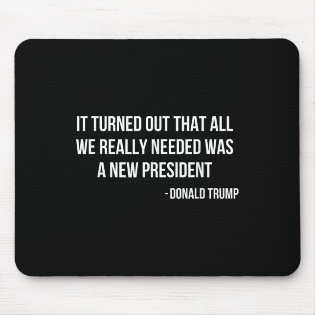 It Turned Out That All We Really Needed Was A New Mouse Pad (Front)