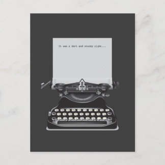 It was a Dark and Stormy Night Postcard