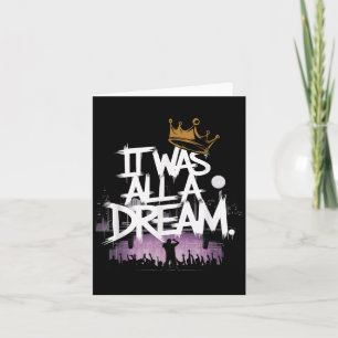 It Was A Dream Men Women Rap 1990s Music Hip Hop  Card