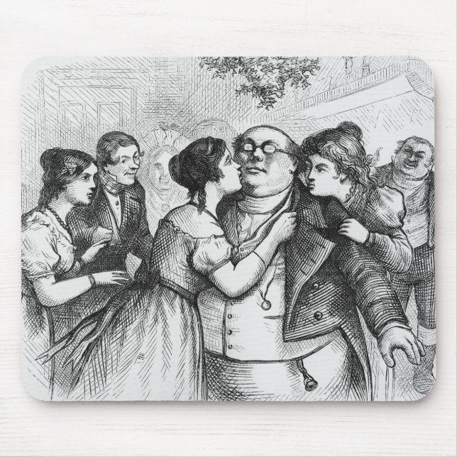 It was a pleasant thing to see Mr. Pickwick Mouse Pad (Front)