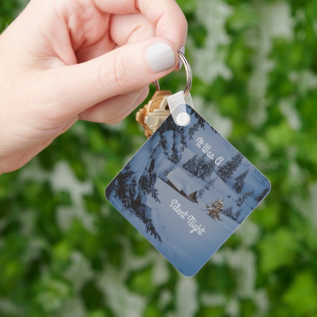 It Was A Silent Night Keychain (Hand)