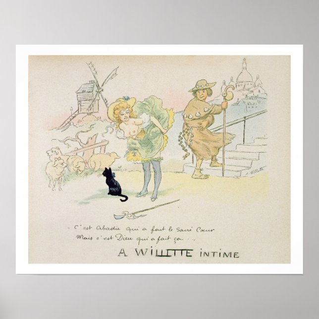 'It was Abadie who made the Sacre-Coeur, but God m Poster (Front)