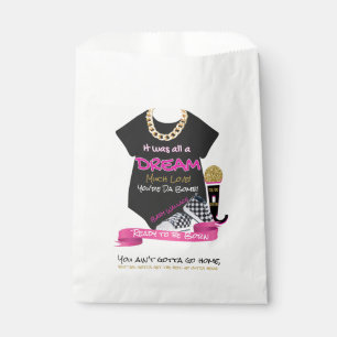 It was all a Dream 90's Hip Hop Pink & Gold Favour Bag