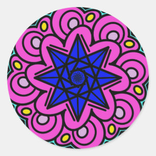 It Was Made Of Stars Classic Round Sticker
