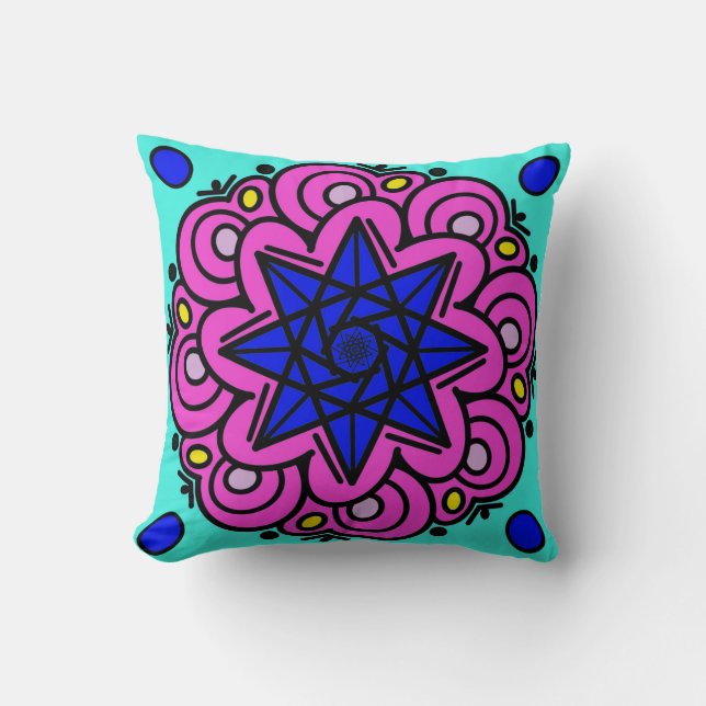 It Was Made Of Stars Throw Pillow (Front)