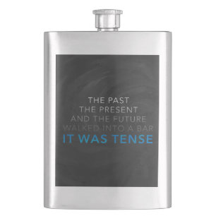 It Was Tense Hip Flask
