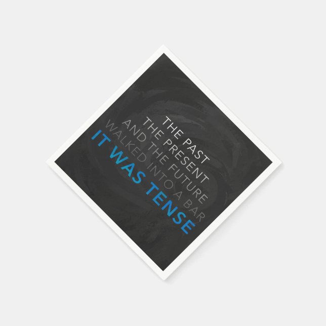 It Was Tense Napkin (Corner)