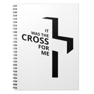 It Was The Cross For Me Gospel Sayings Aesthetic Notebook