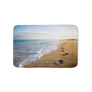 It was then that I carried you. Bath Mat