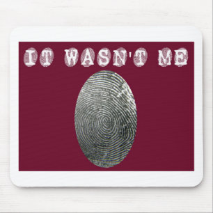 It wasn't me in red mouse pad