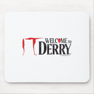It_ Welcome To Derry Vintage Distressed Logo Horro Mouse Pad