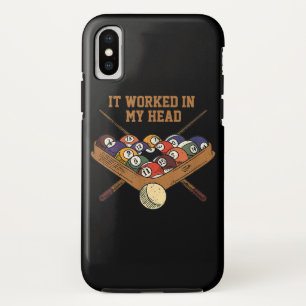 It Worked In My Head Billiards Gift 8-Ball Pool Case-Mate iPhone Case