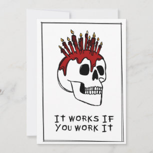 It Works If You Work It Holiday Card