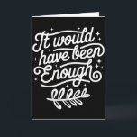 It Would Have Been Enough Chosen People Christian  Card<br><div class="desc">It Would Have Been Enough Chosen People Christian Groovy</div>