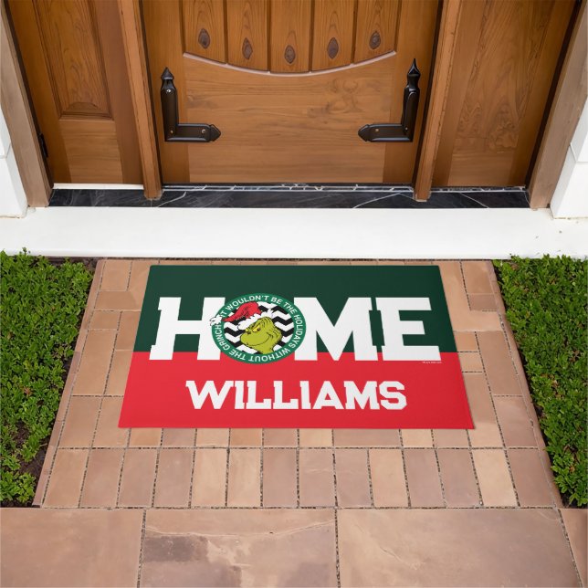 It Wouldn't Be the Holidays Without Grinch Doormat (Outdoor)