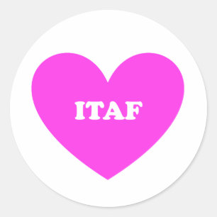 Itaf Classic Round Sticker