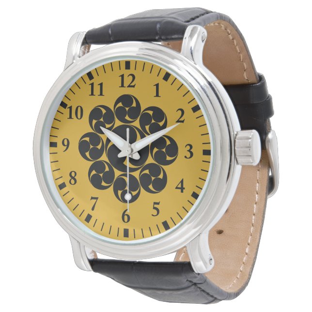 Itakura swirl (Jinuki) Watch (Angled)