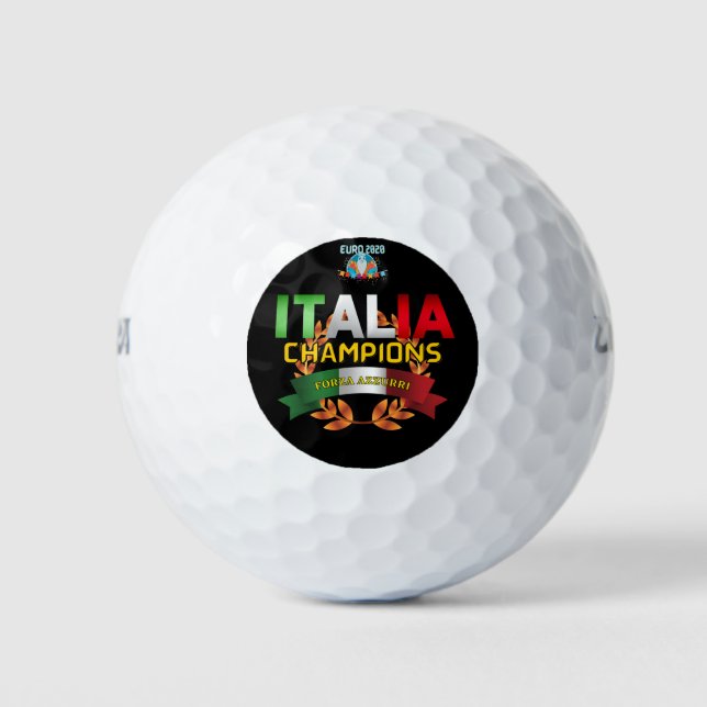Italia Champions Golf Balls (Front)