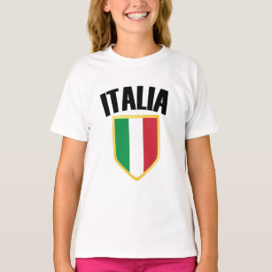Italia Crest Italy Flag T-Shirt