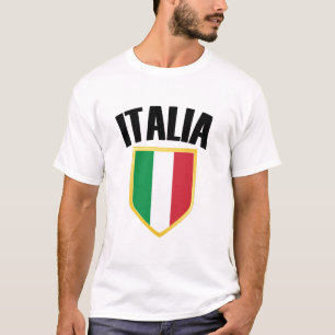 Italia Crest Italy Flag T-Shirt