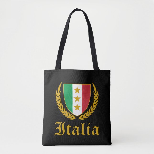 Italia Crest Tote Bag (Front)