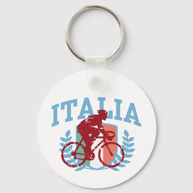Italia Cycling (male) Keychain (Front)