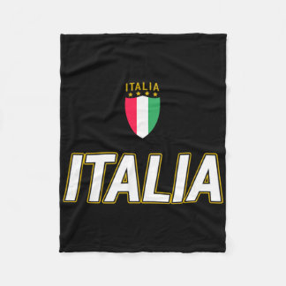 Italia Design, Italian Soccer Jersey Style, Italy Fleece Blanket
