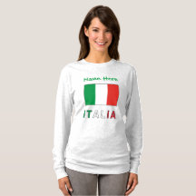 Italia e Bandiera Italiana Personalized Women's
