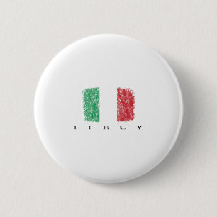 Italia Flag 2 Inch Round Button