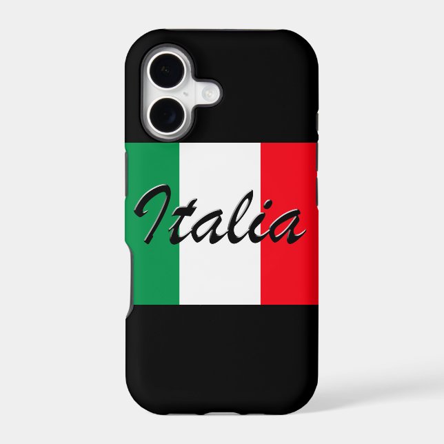 Italia Flag - High Quality (Back)