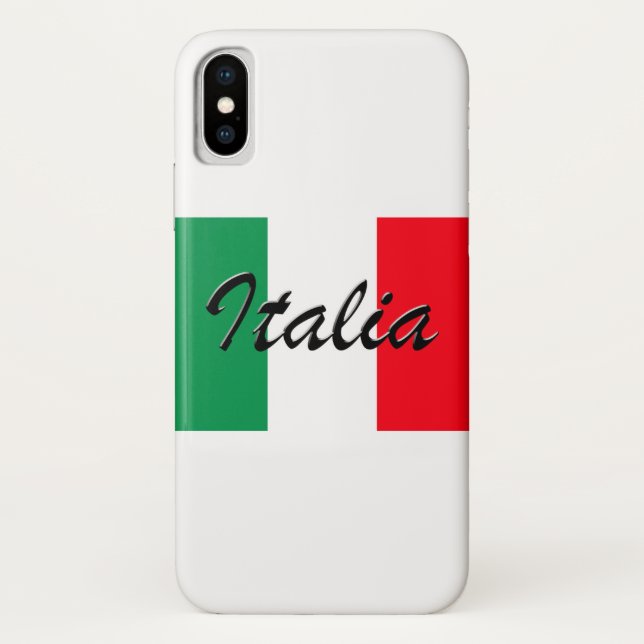 Italia Flag - High Quality Case-Mate iPhone Case (Back)
