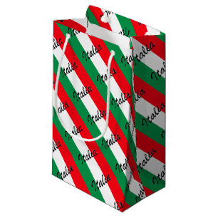 Italia Flag - High Quality Small Gift Bag
