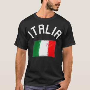 Italia Flag Italy Italian Italiano Pocket Design T-Shirt