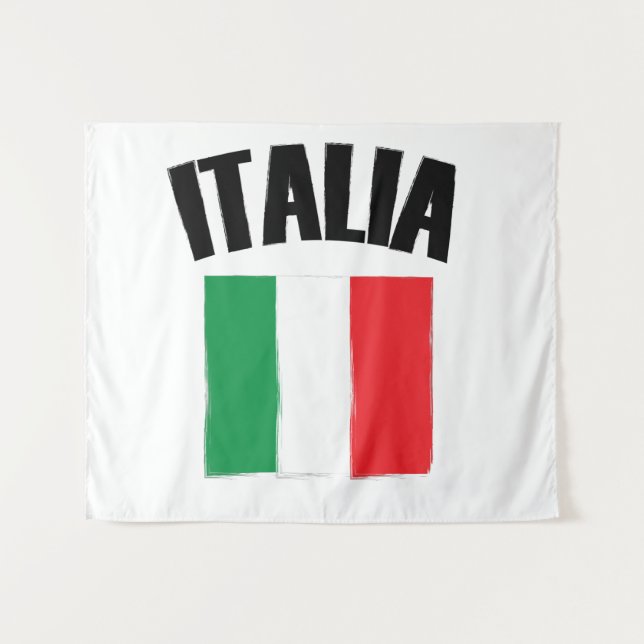 Italia Flag Italy Tapestry (Front (Horizontal))