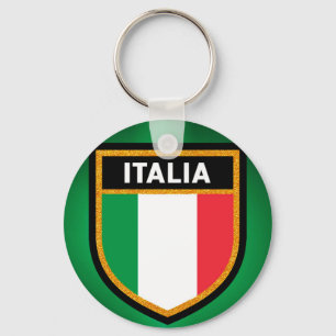 Italia Flag Keychain