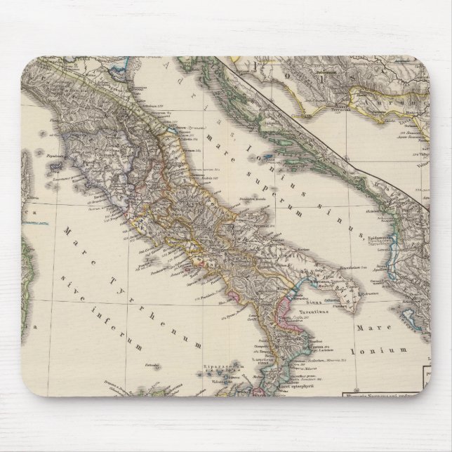 Italia, Gallia cisalpina, Sicilia, Sardinia Mouse Pad (Front)