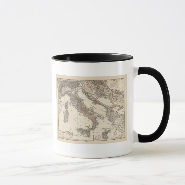 Italia, Gallia cisalpina, Sicilia, Sardinia Mug (Right)