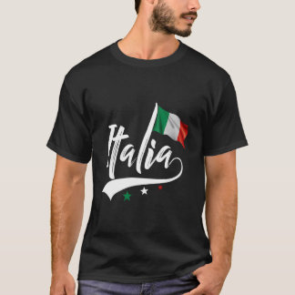 Italia Italian Flag Italy Italiano Heritage T-Shirt
