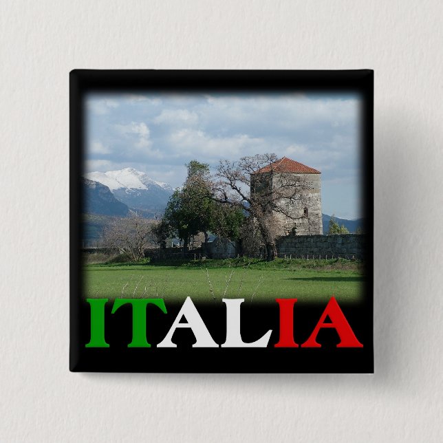 Italia / Italy button (Front)