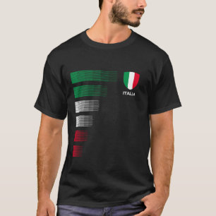 Italia Italy Flag Emblem Italian Pride Ancestry He T-Shirt