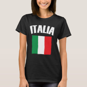 Italia Italy Flag Soccer Fan T-Shirt