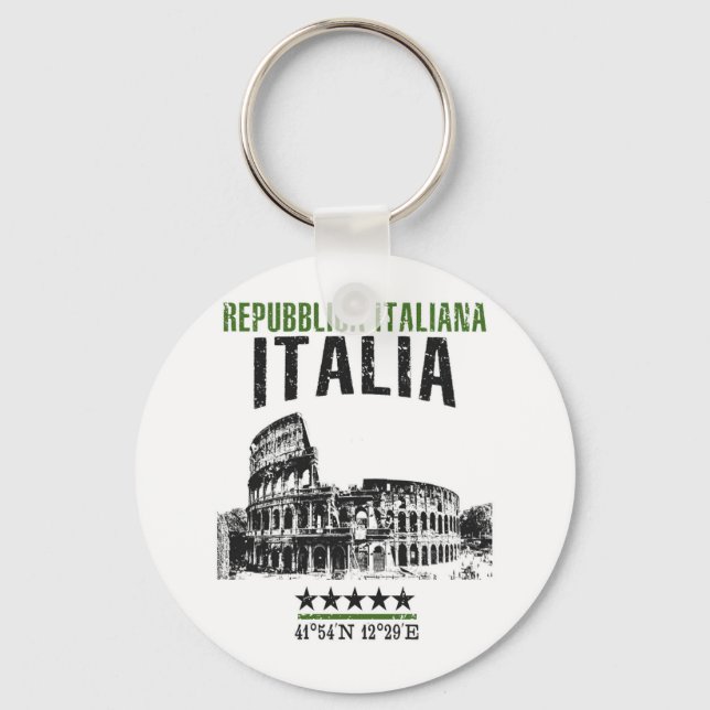 Italia Keychain (Front)