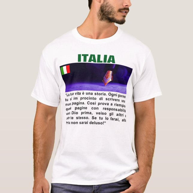 ITALIA - La tua vita è una storia T-Shirt (Front)