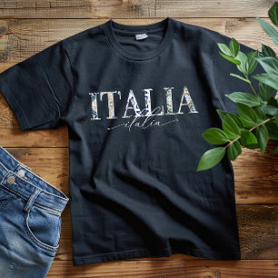 Italia Minimalist Modern Italian Pride Shirt